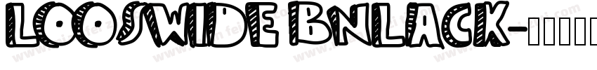 looswide bnlack字体转换